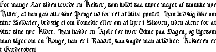 Gothic Textura Quadrata example